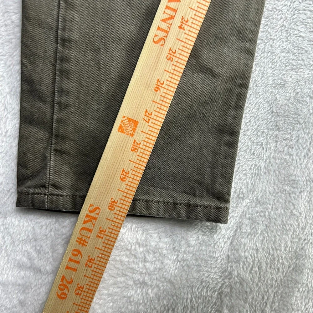 Levi's Slim Fit Chino Pants Men Olive Green Cotton Twill Classic Pockets - 29X30